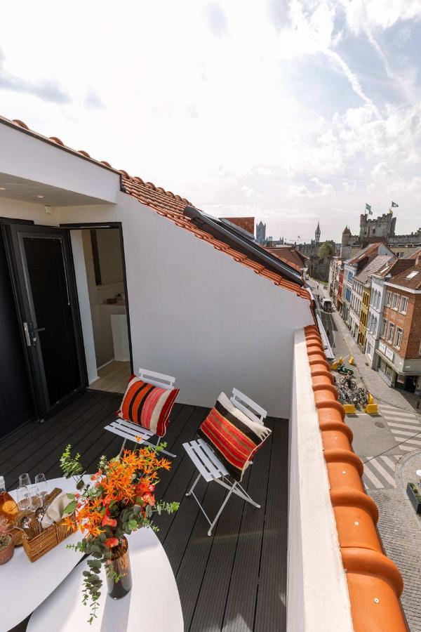 Duplex-Apartment With Terrace On Top Location In Gent Eksteriør bilde